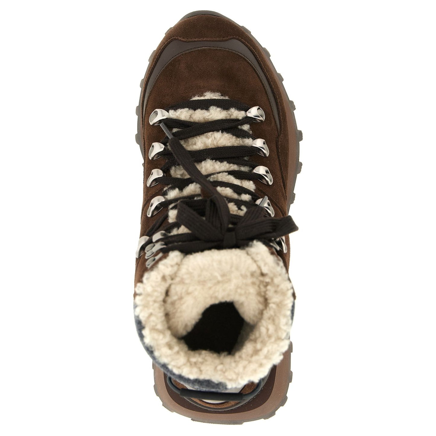 Brunello Cucinelli Brown Calfskin Ankle Boots