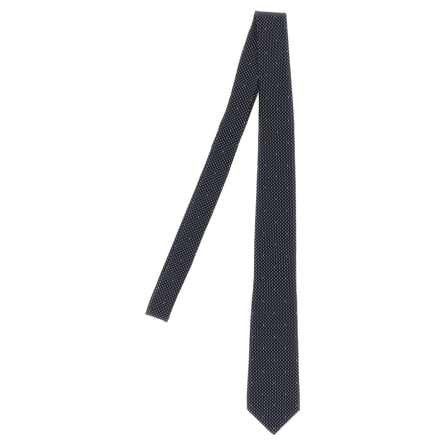 Saint Laurent Blue Silk Tie