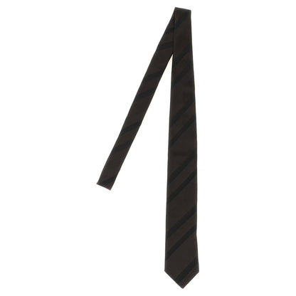 Brunello Cucinelli Brown Silk Tie