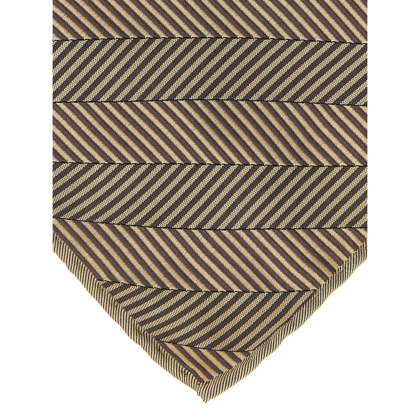 Brunello Cucinelli Beige Silk Pocket Square