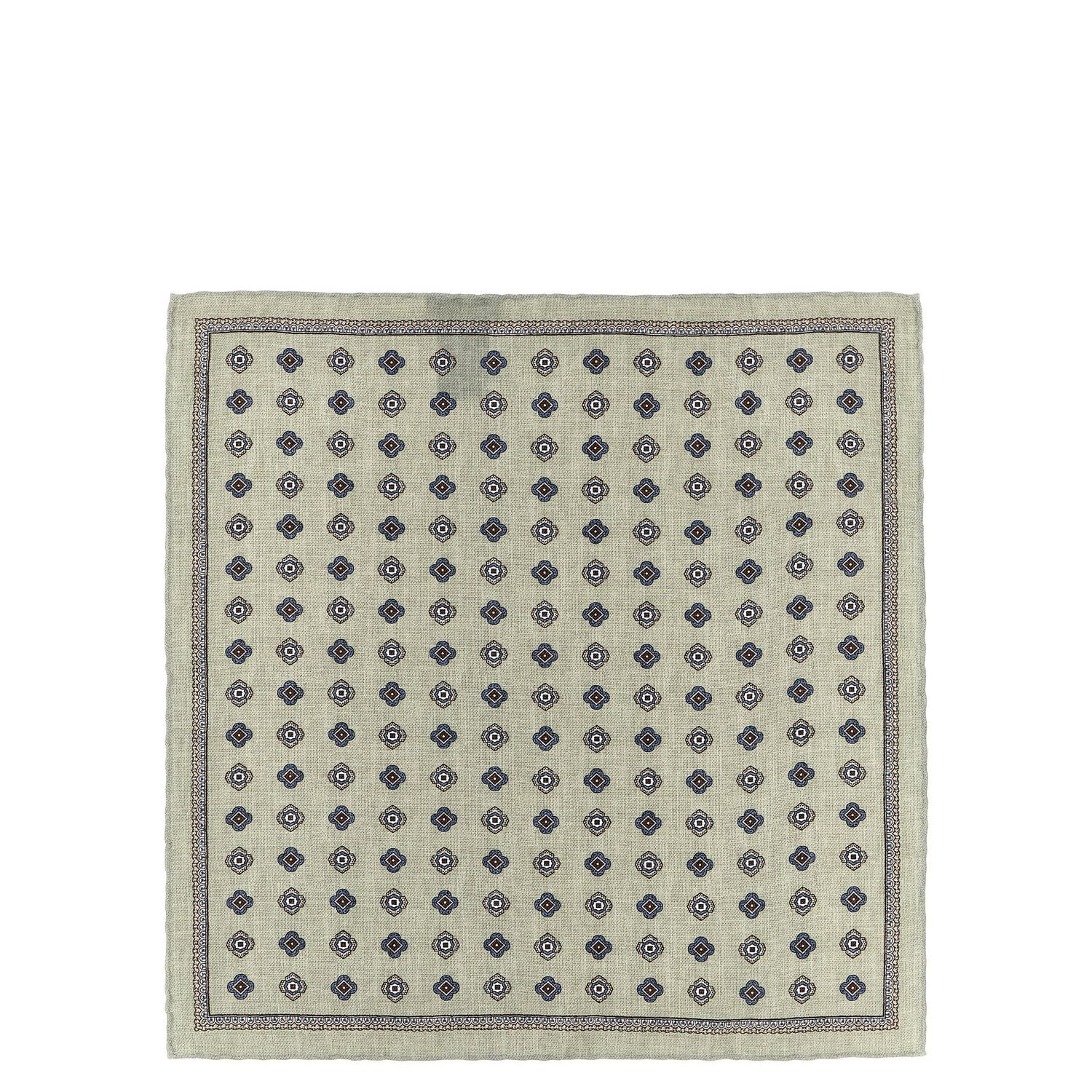 Brunello Cucinelli Multicolor Silk Pocket Square