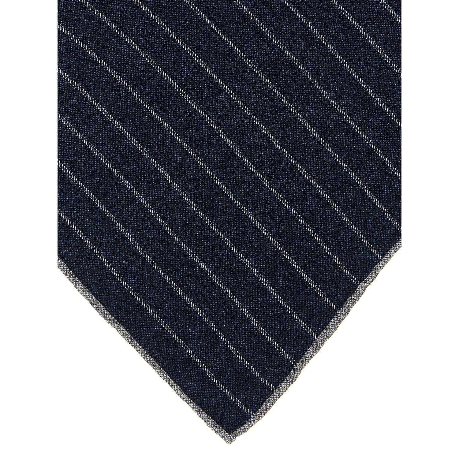 Brunello Cucinelli Blue Silk Pocket Square