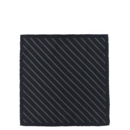 Brunello Cucinelli Gray Silk Pocket Square