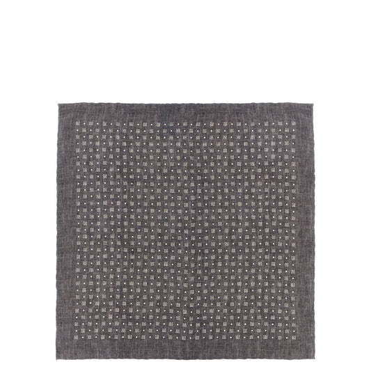Brunello Cucinelli Gray Silk Accessories