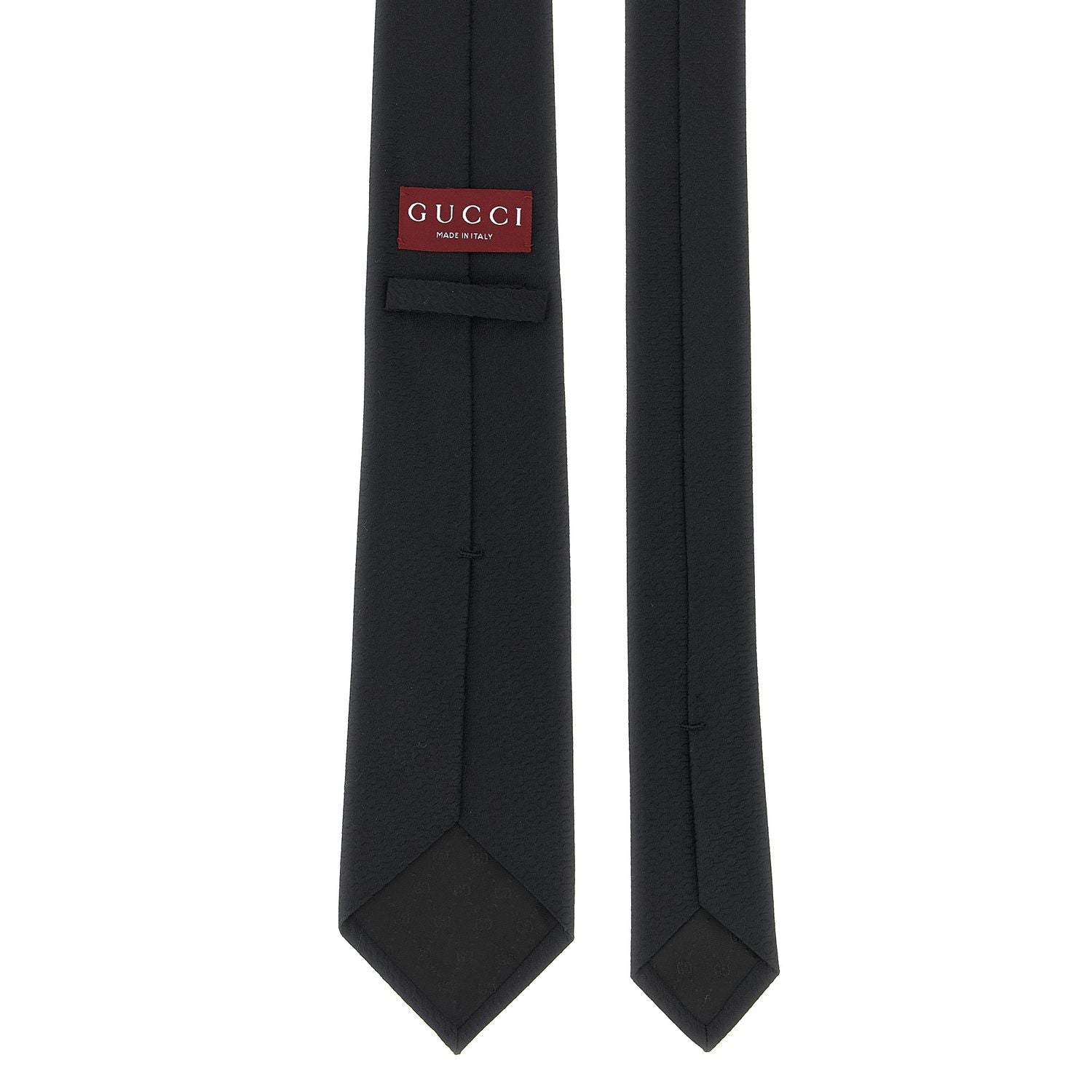 Gucci Black Silk Tie
