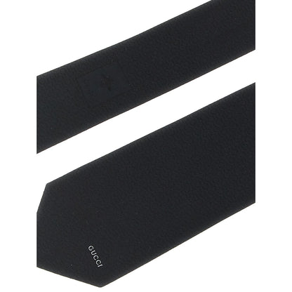 Gucci Black Silk Tie
