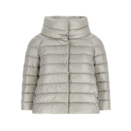 Herno Gray Polyamide Coat