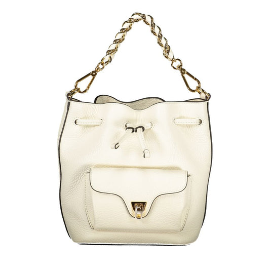 Coccinelle White Leather Handbag