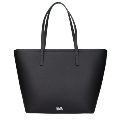 Karl Lagerfeld Black Polyethylene Shoulder Bag