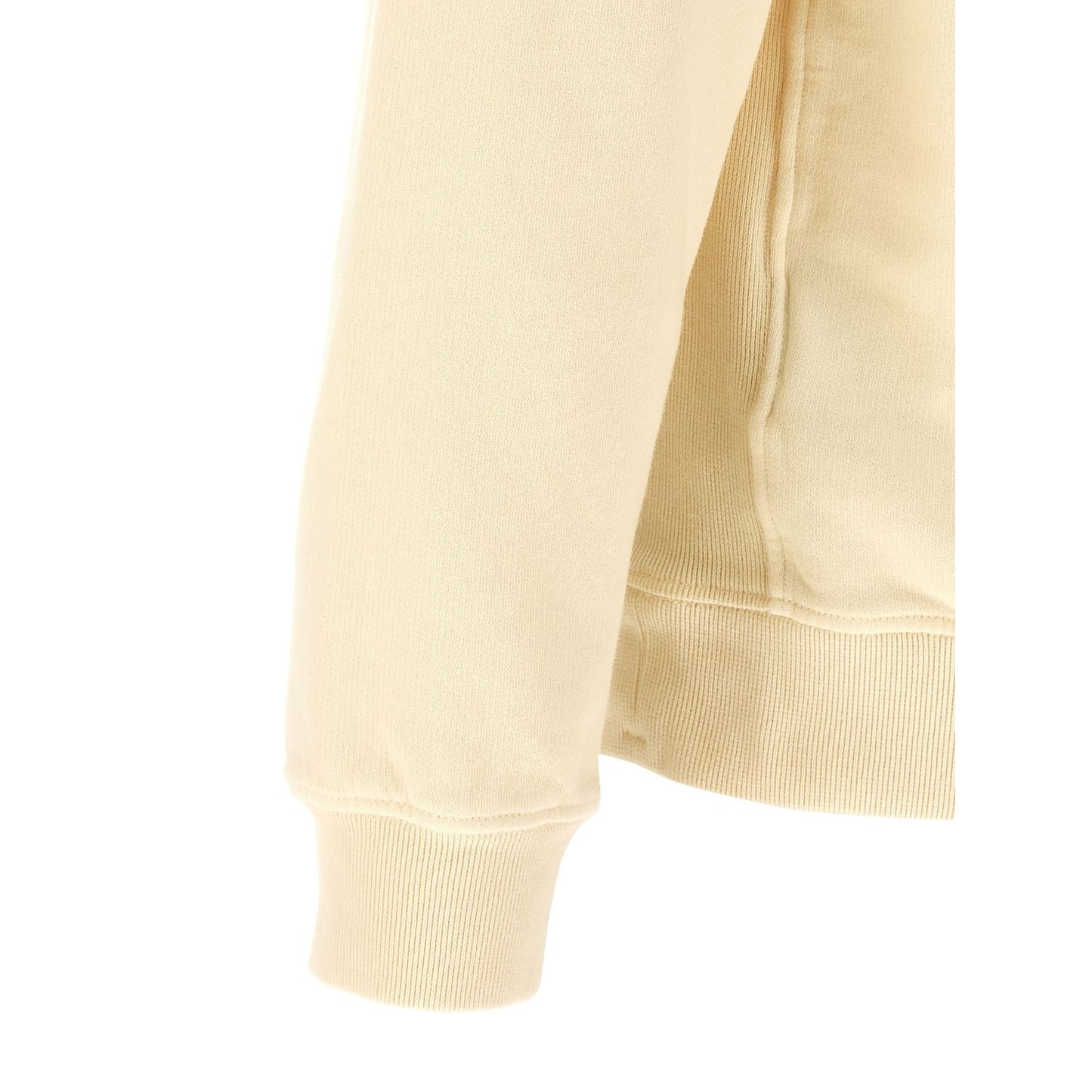 Stone Island White Cotton Sweatshirt