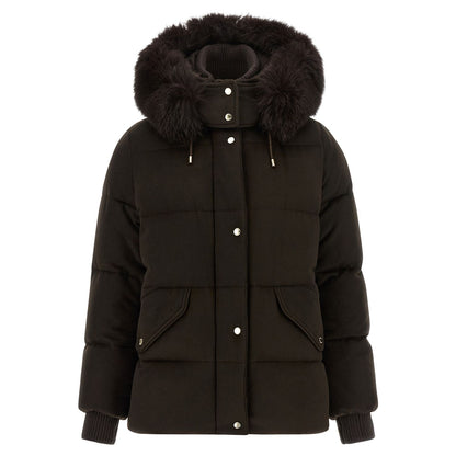 MooRER Brown Wool Full-Length Jacket