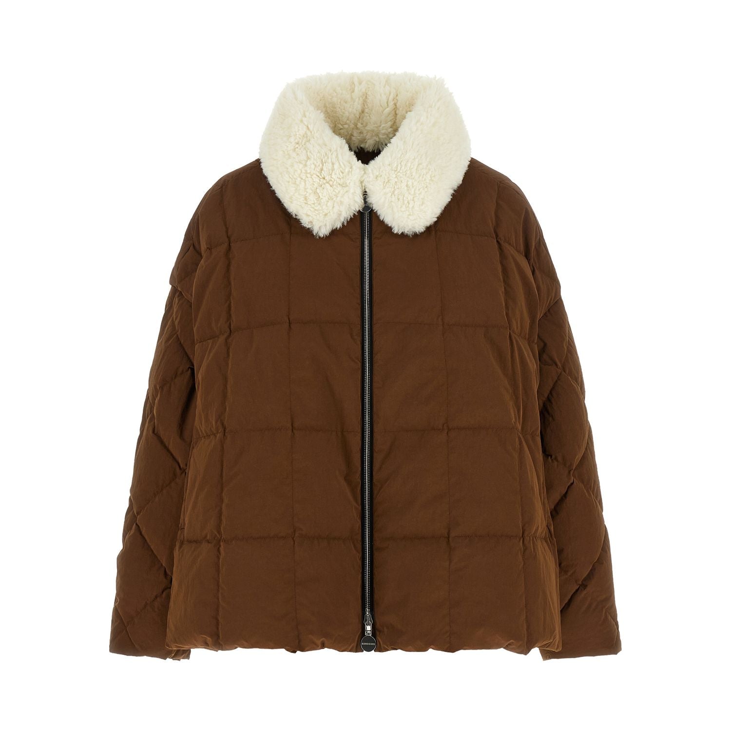 IENKI IENKI Brown Polyester Full-Length Jacket