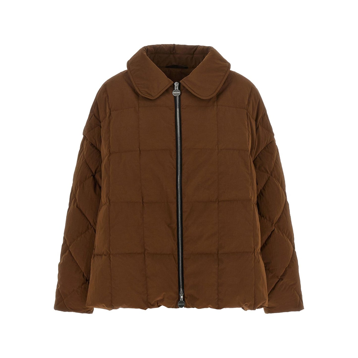 IENKI IENKI Brown Polyester Full-Length Jacket