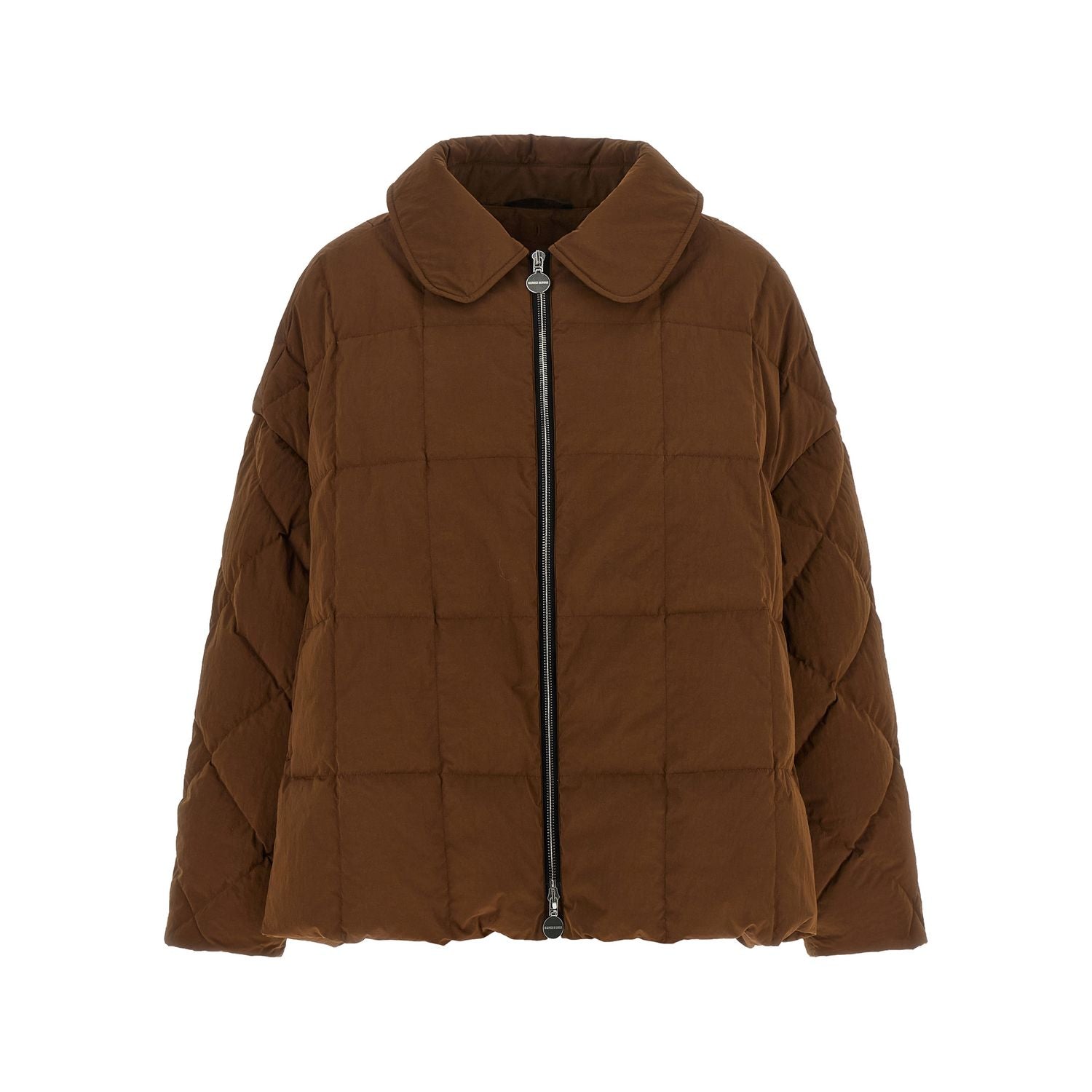 IENKI IENKI Brown Polyester Full-Length Jacket