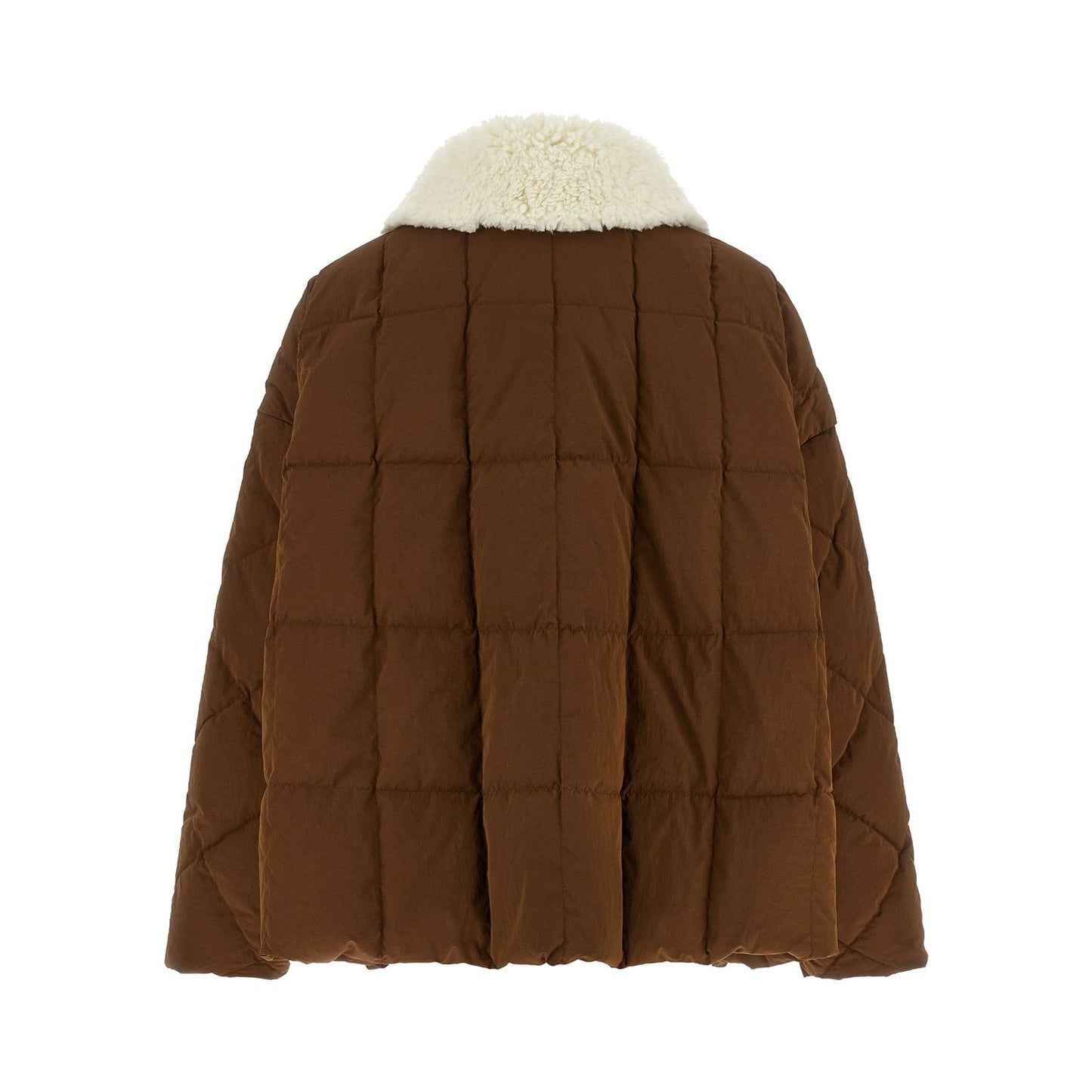 IENKI IENKI Brown Polyester Full-Length Jacket