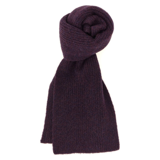 Dries Van Noten Purple Wool Foulard