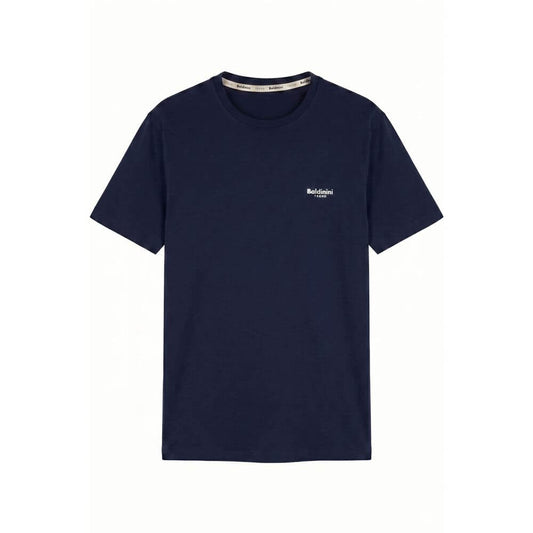 Baldinini Trend Blue Cotton Men T-shirt