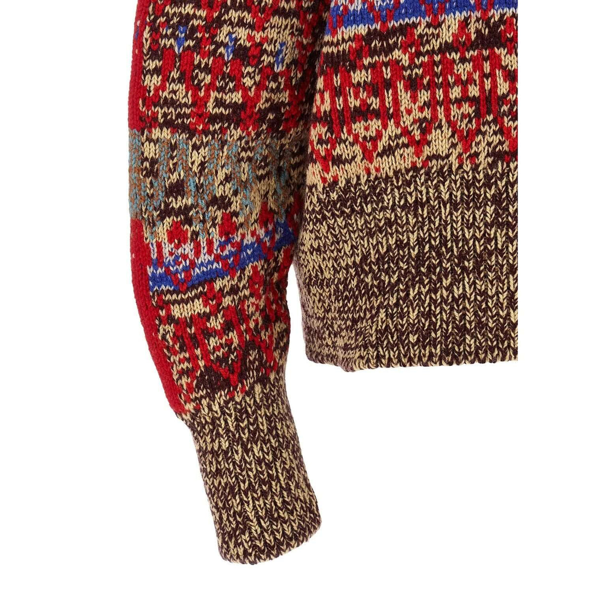 Dries Van Noten Multicolor Wool Cardigan