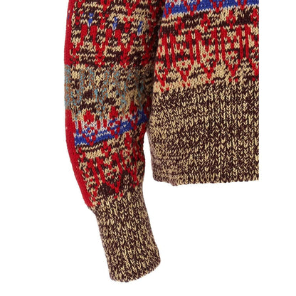 Dries Van Noten Multicolor Wool Cardigan
