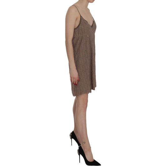 PINK MEMORIES Cotton Green Spaghetti Strap A-line Mini Dress TSH3473-46