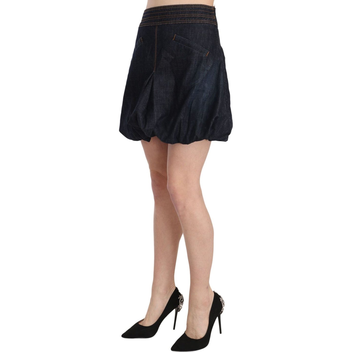 Exte Blue Jeans Denim Cotton Stretch A-line Mini 1728,67345645728,Blue,Clothing,Denim - Skirts - Clothing,Exte,IT42|M,Material: 98% Cotton 2% Elastane,Mini - Skirts - Clothing,New with tags,Skirts - Clothing,Skirts - Women - Clothing,Women,Women - Clothin
