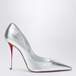 Christian Louboutin Miss Z pumps in silver laminated nappa leather 1250945LE/R_LOUBO-S211_500