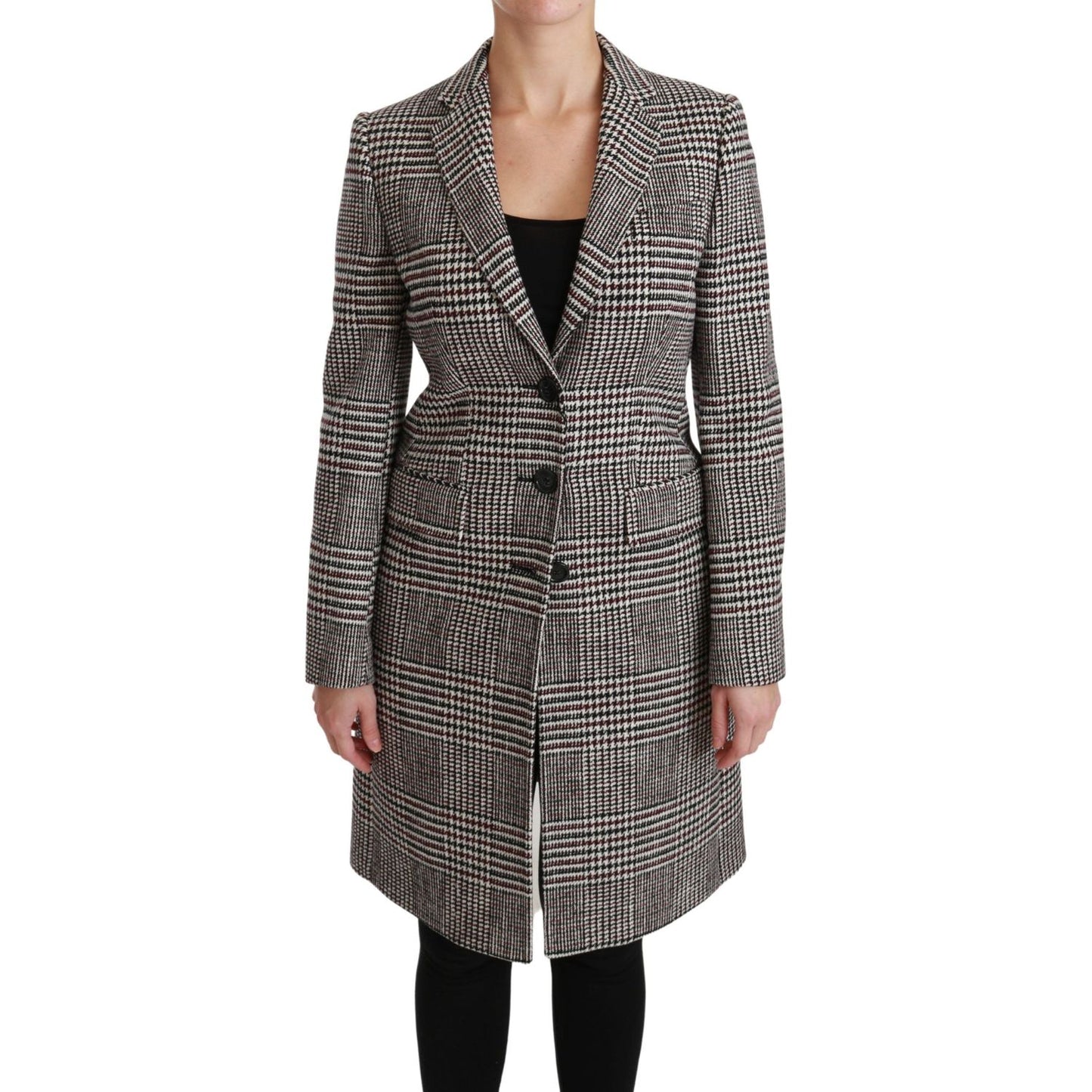 Dolce & Gabbana Multicolor Trench Knee Long Jacket Coat