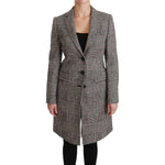 Dolce & Gabbana Multicolor Trench Knee Long Jacket Coat