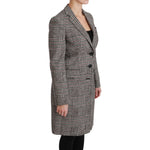 Dolce & Gabbana Multicolor Trench Knee Long Jacket Coat