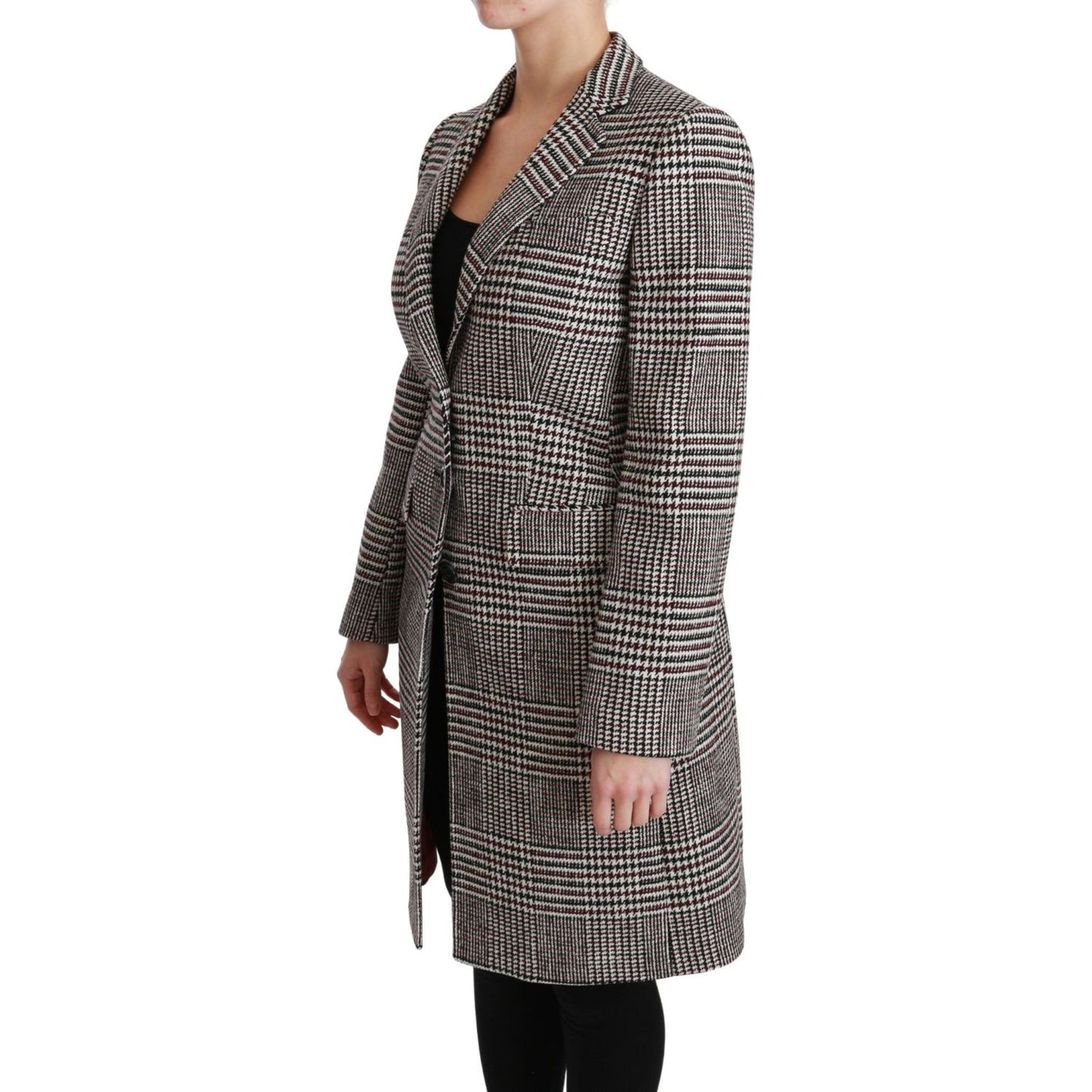 Dolce & Gabbana Multicolor Trench Knee Long Jacket Coat