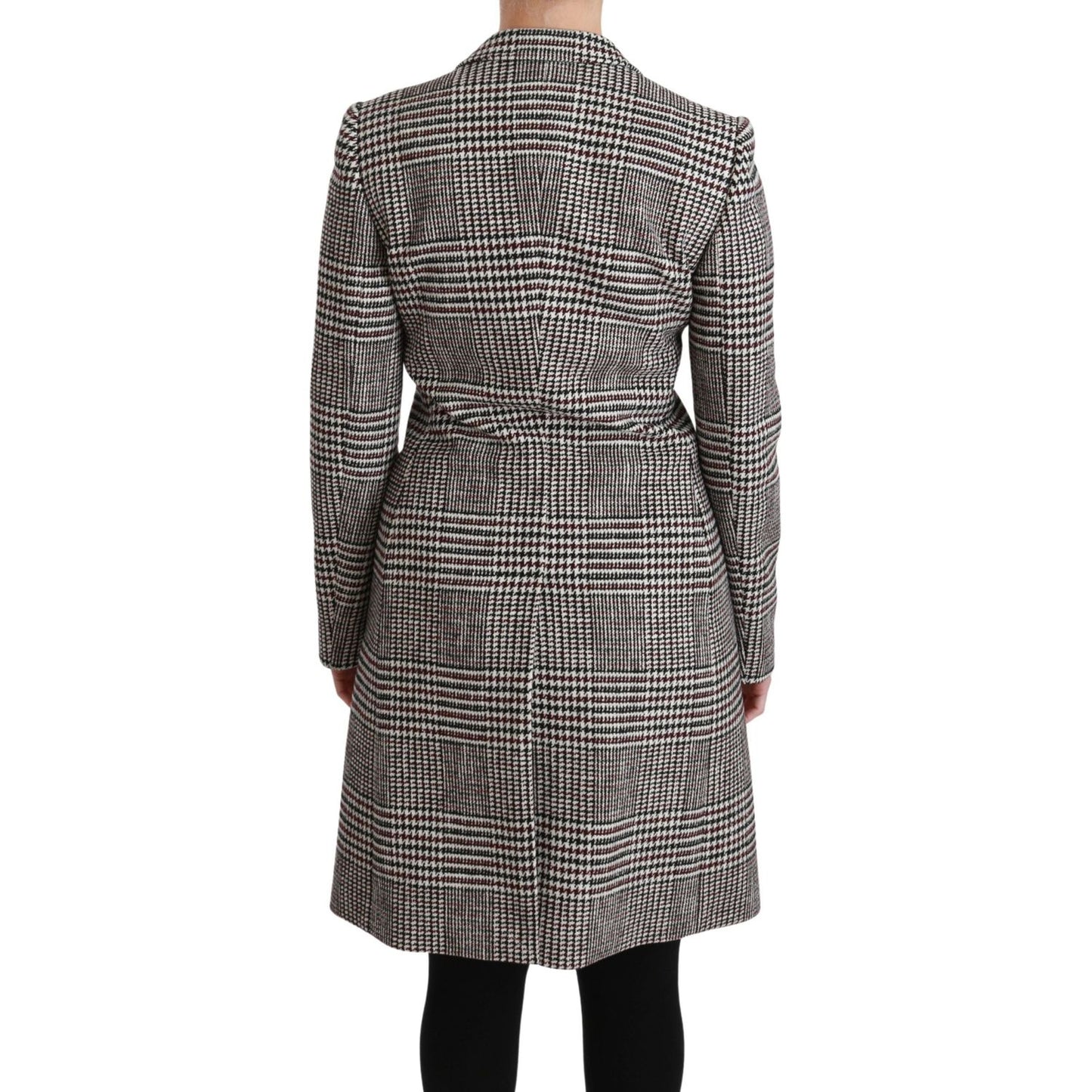 Dolce & Gabbana Multicolor Trench Knee Long Jacket Coat
