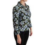 Dolce & Gabbana Multicolor Floral Blazer Coat Polyester Jacket