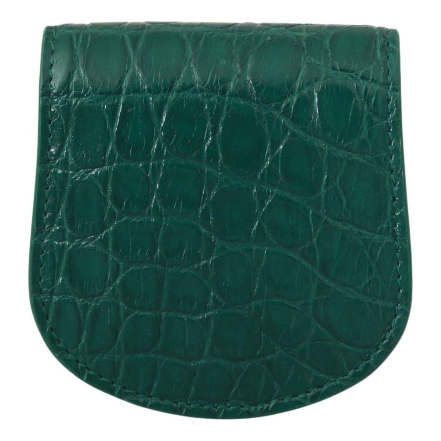 Dolce & Gabbana Green Exotic Skins Condom Case Holder Wallet