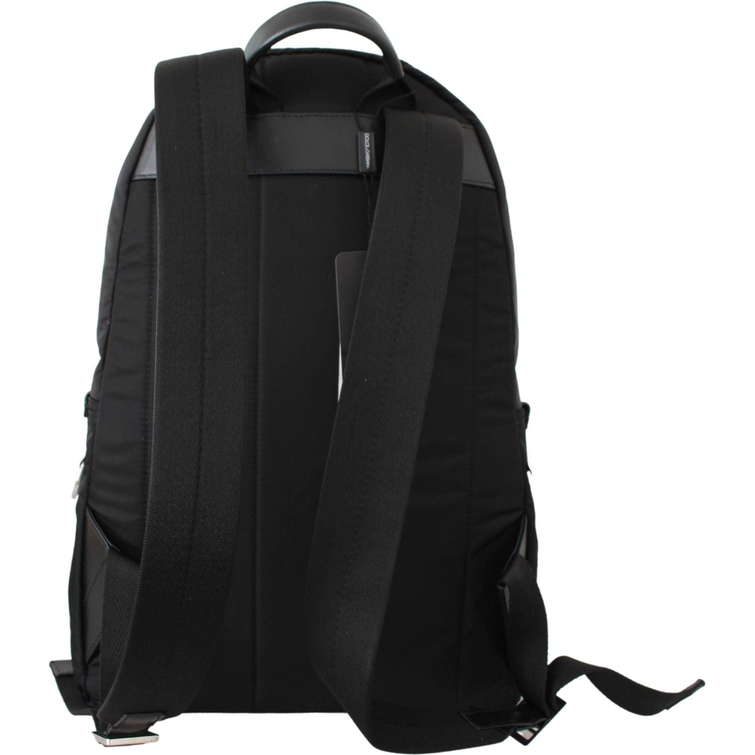 Dolce & Gabbana Black Golden Pig of the Year School Backpack