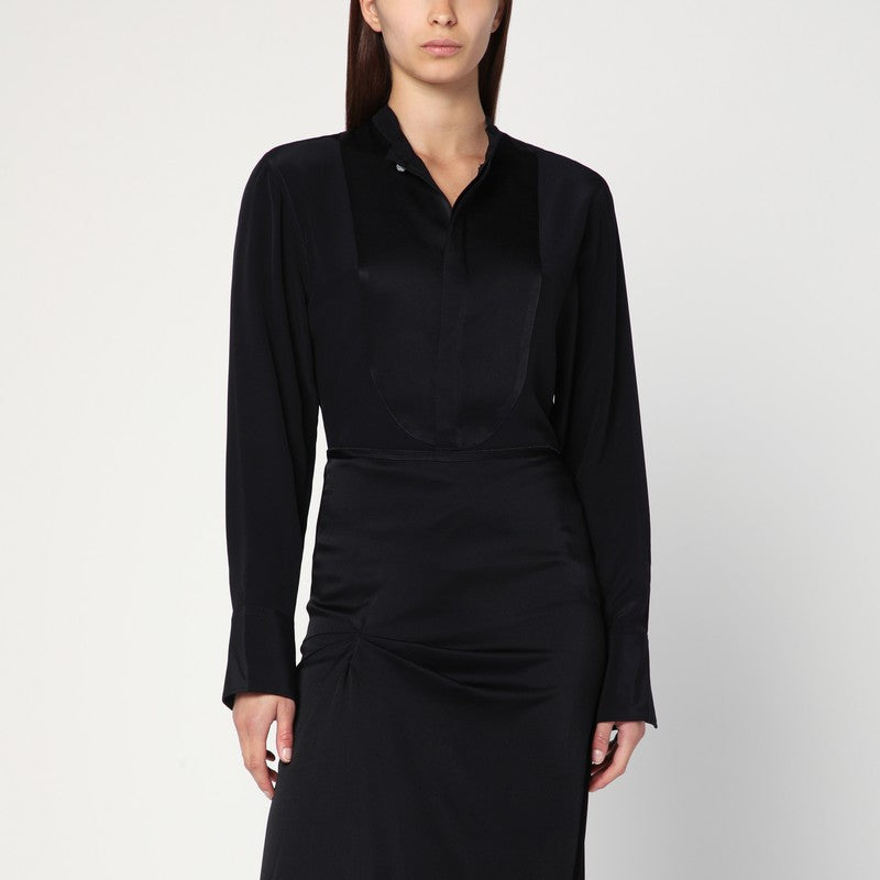 Victoria Beckham Black silk shirt 1325WSH006457AVI/R_VIBEC-BLK_111