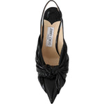 Jimmy Choo Elegant Black Leather Pointed Toe Pumps Shoes Jimmy Choo Tan