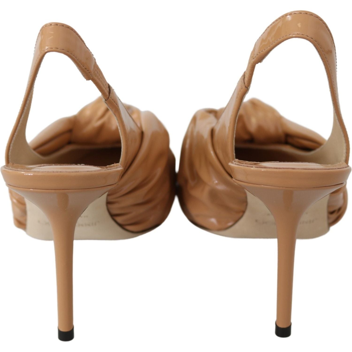 Jimmy Choo Caramel Brown Leather Annabell 85  Pumps