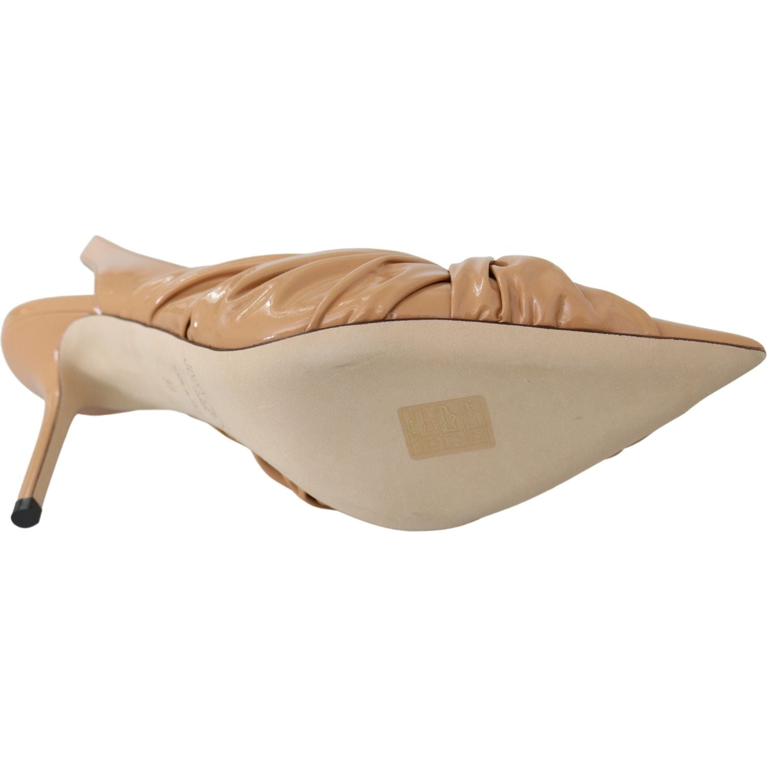 Jimmy Choo Caramel Brown Leather Annabell 85  Pumps