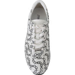 Jimmy Choo Elegant Monochrome Leather Sneakers Jimmy Choo Gray