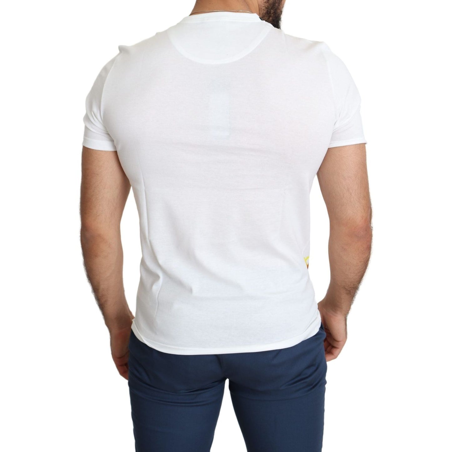 Dolce & Gabbana White Saint Valentine Print Cotton Men T-shirt