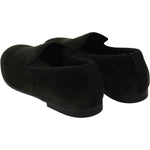 Dolce & Gabbana Green Velvet Slip On Mens Loafers Shoes MV3713-39