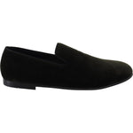 Dolce & Gabbana Green Velvet Slip On Mens Loafers Shoes MV3713-39