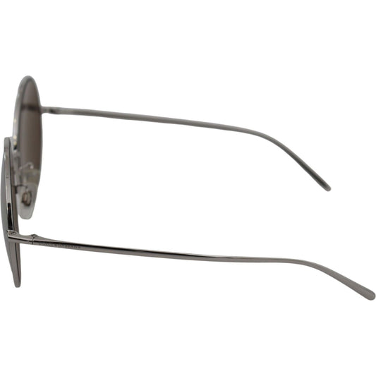 Dolce & Gabbana Silver Plated Round Gray Le nses Women Sunglasses GLA815