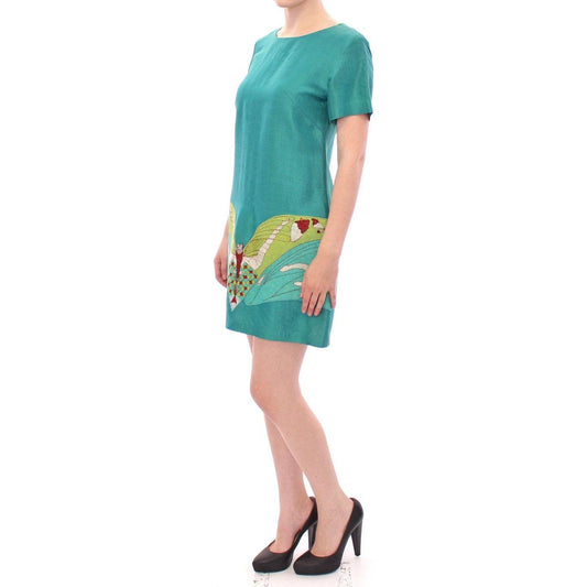 Lanre Da Silva Ajayi Green Above Knee Mini Dress GSS10132-1