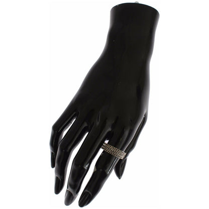 Nialaya Black CZ 925 Sterling Silver Womens Ring Ring