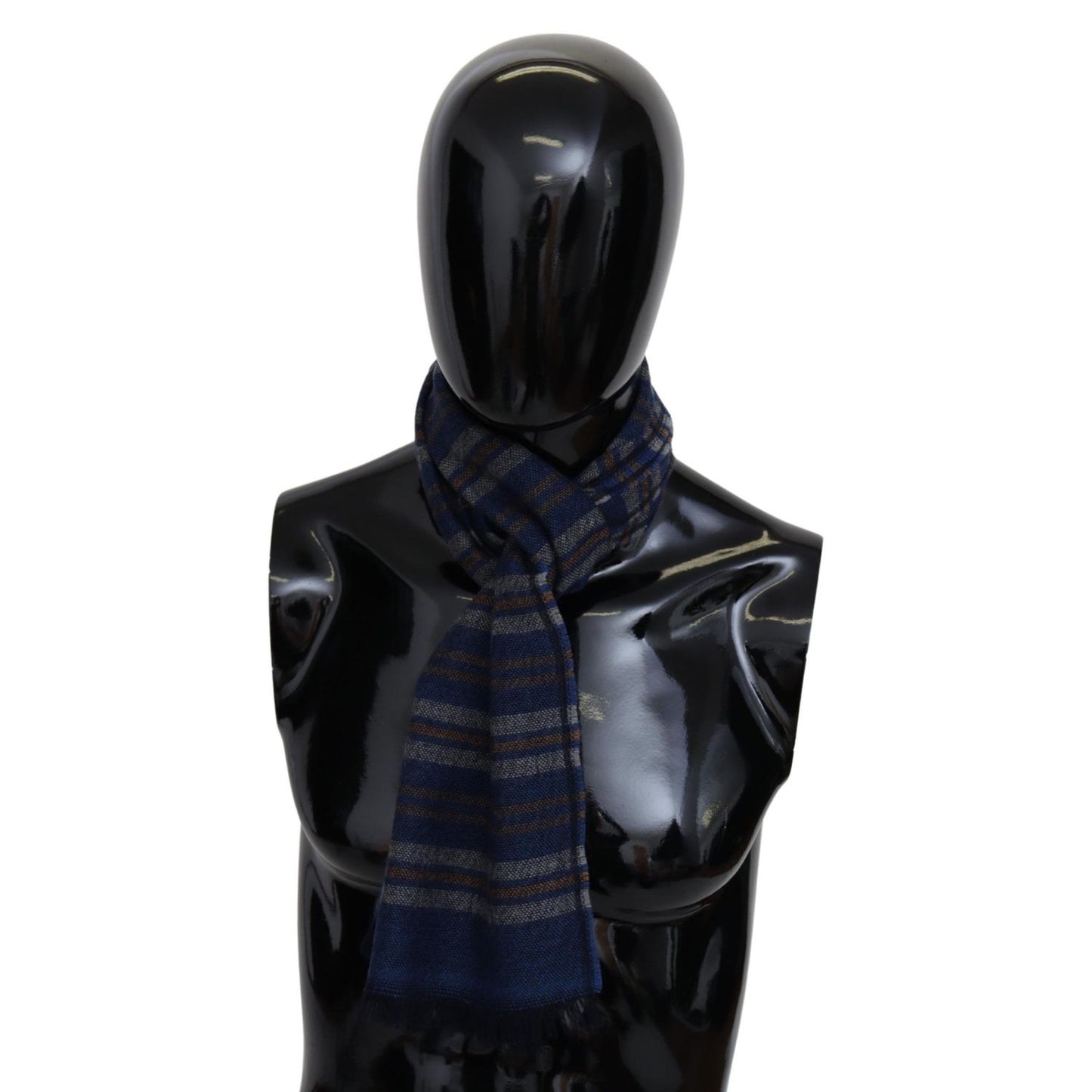 Missoni Multicolor Wool Striped Unisex Neck Wrap Shawl
