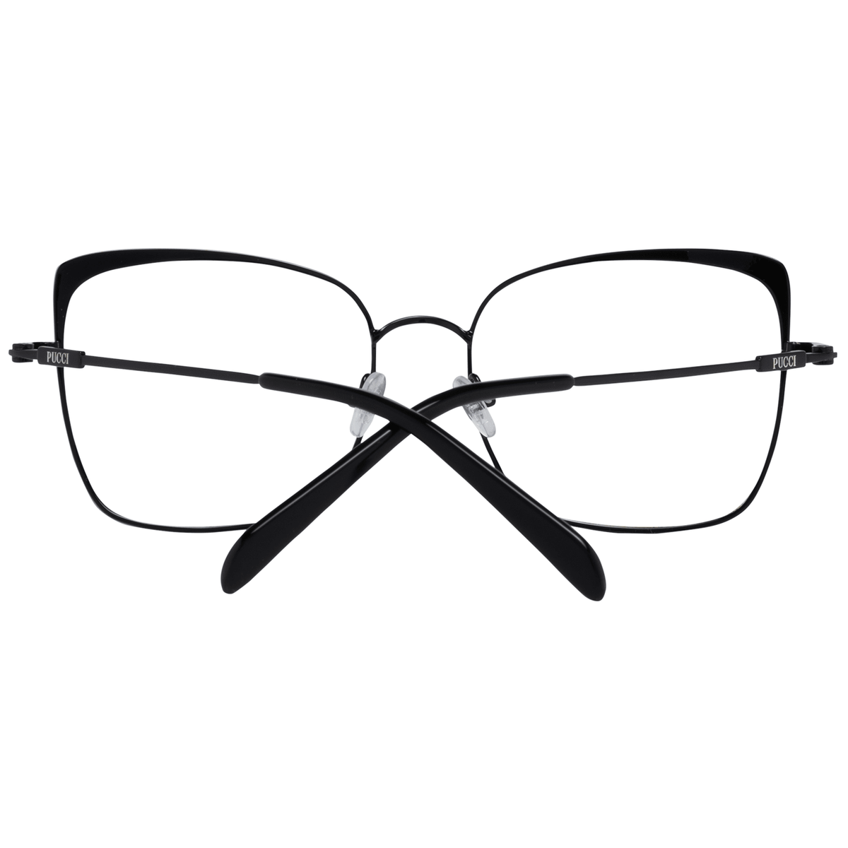 Emilio Pucci Black Metal Glasses (Frames)