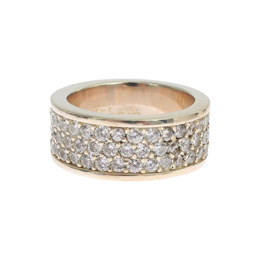Nialaya Silver Womens CZ 925 Sterling Ring SIG19085-54