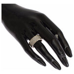 Nialaya Silver Womens CZ 925 Sterling Ring SIG19085-54