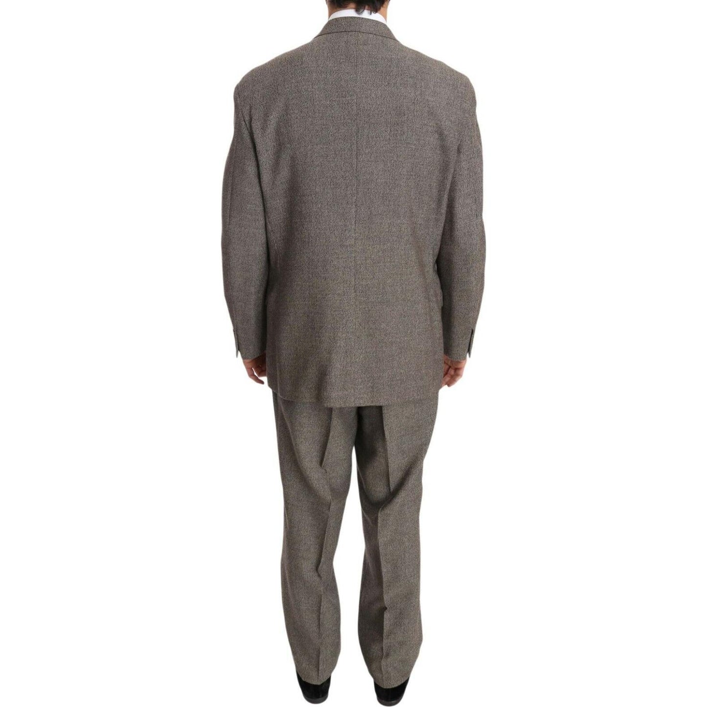 Fendi Brown Wool Regular Single Breasted Suit Suit